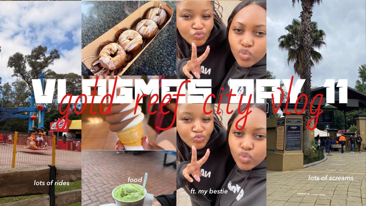 Vlogmas day 11: Gold Reef City vlog🎢😝| rides, food, ice cream and lots of screams 