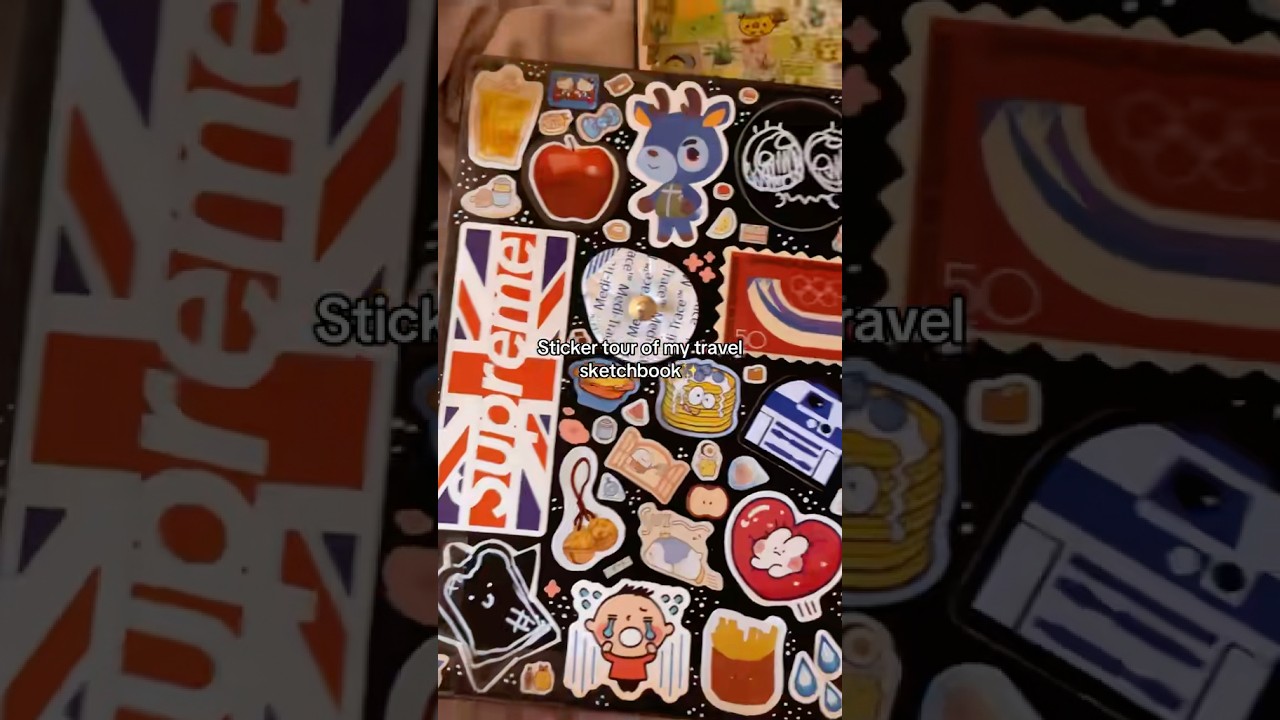Sketchbook sticker tour!!