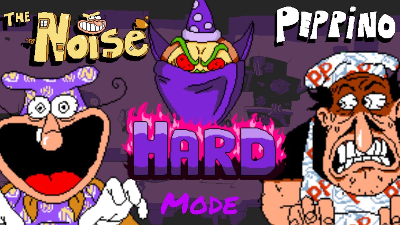pizza tower Chef Kiss mod HardMode rank-P com Peppino e The Noise(REMAKE)