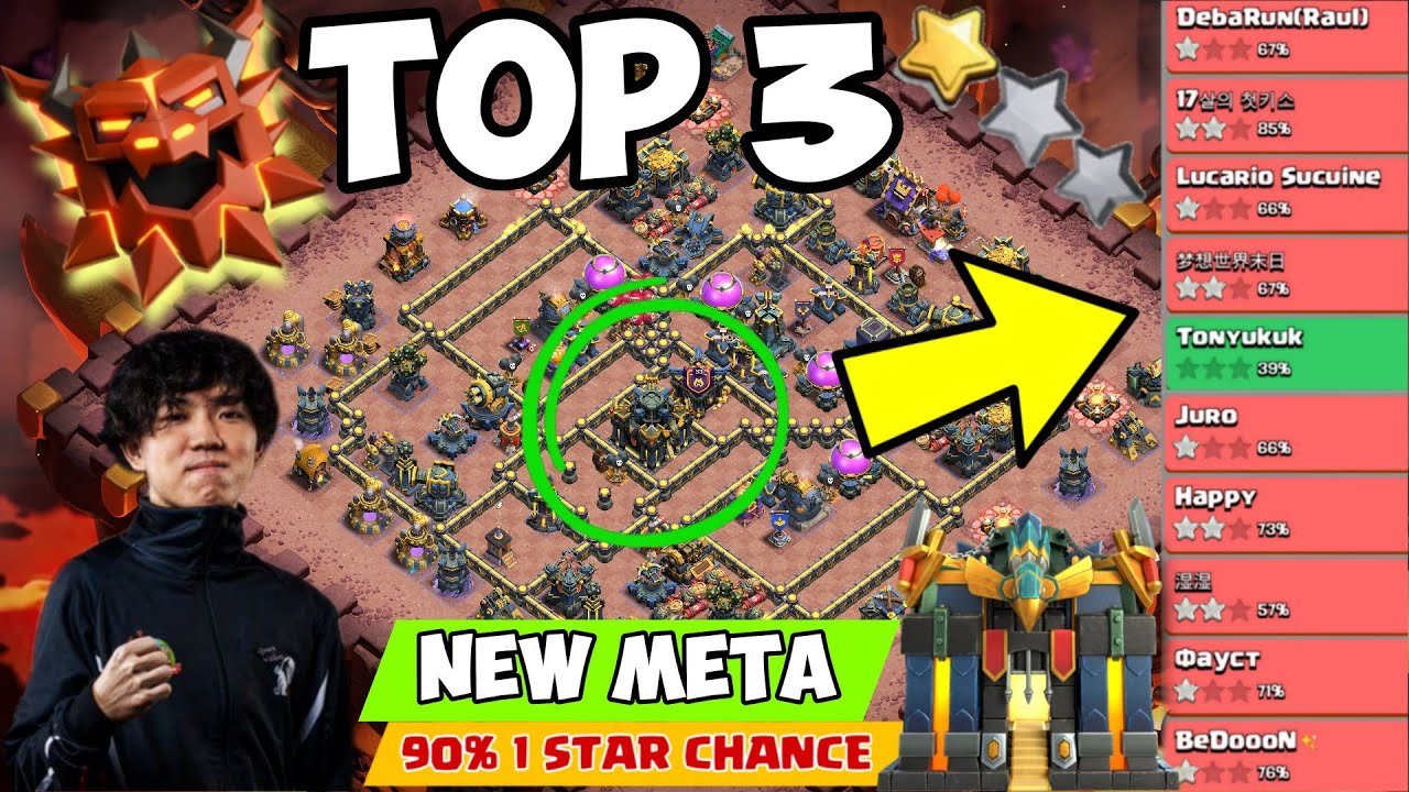 NEW! Top 3 TH17 War & Legend League Bases (2025) | Anti 2 & 3 Star | Meta Base Links 