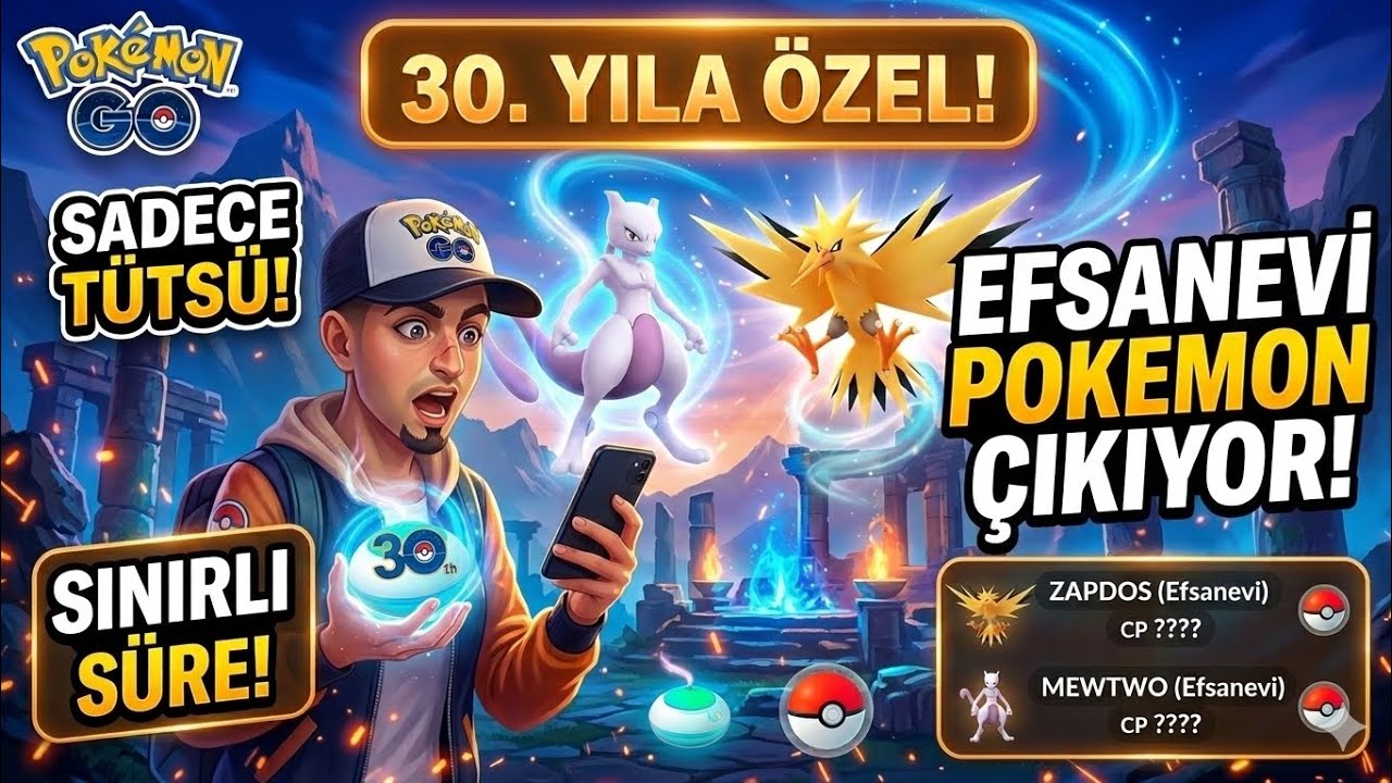 KAÇIRMAYIN! Vahşi Doğada Sınırlı Süre Efsanevi Pokémon Çıkıyor (Sadece Tütsü)