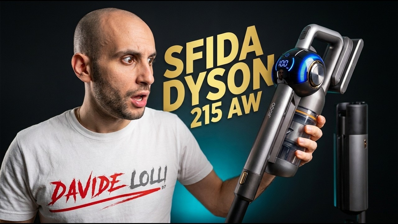 JIGOO V700: Potente come Dyson V15 a METÀ PREZZO! | Aspirapolvere Auto-Svuotante