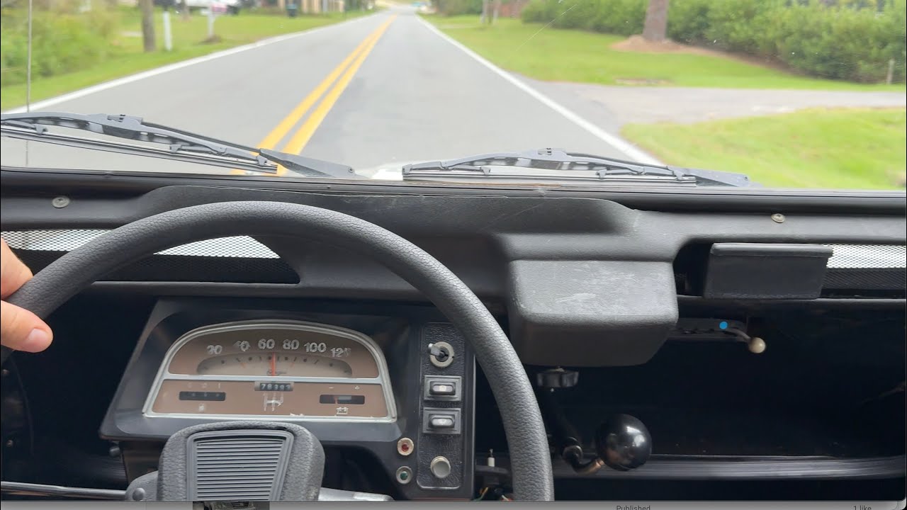 1988 CITROEN 2CV CHARLESTON DRIVING