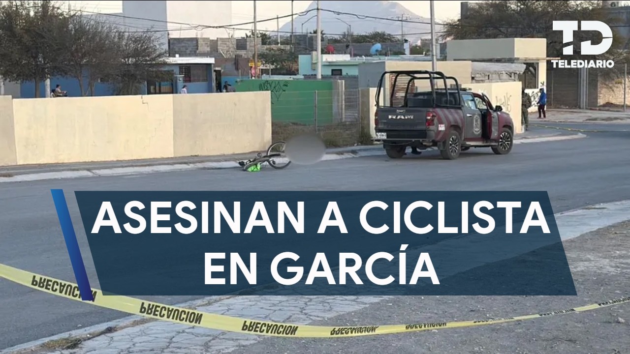Asesinan a ciclista en calles de García y detiene a dos responsables