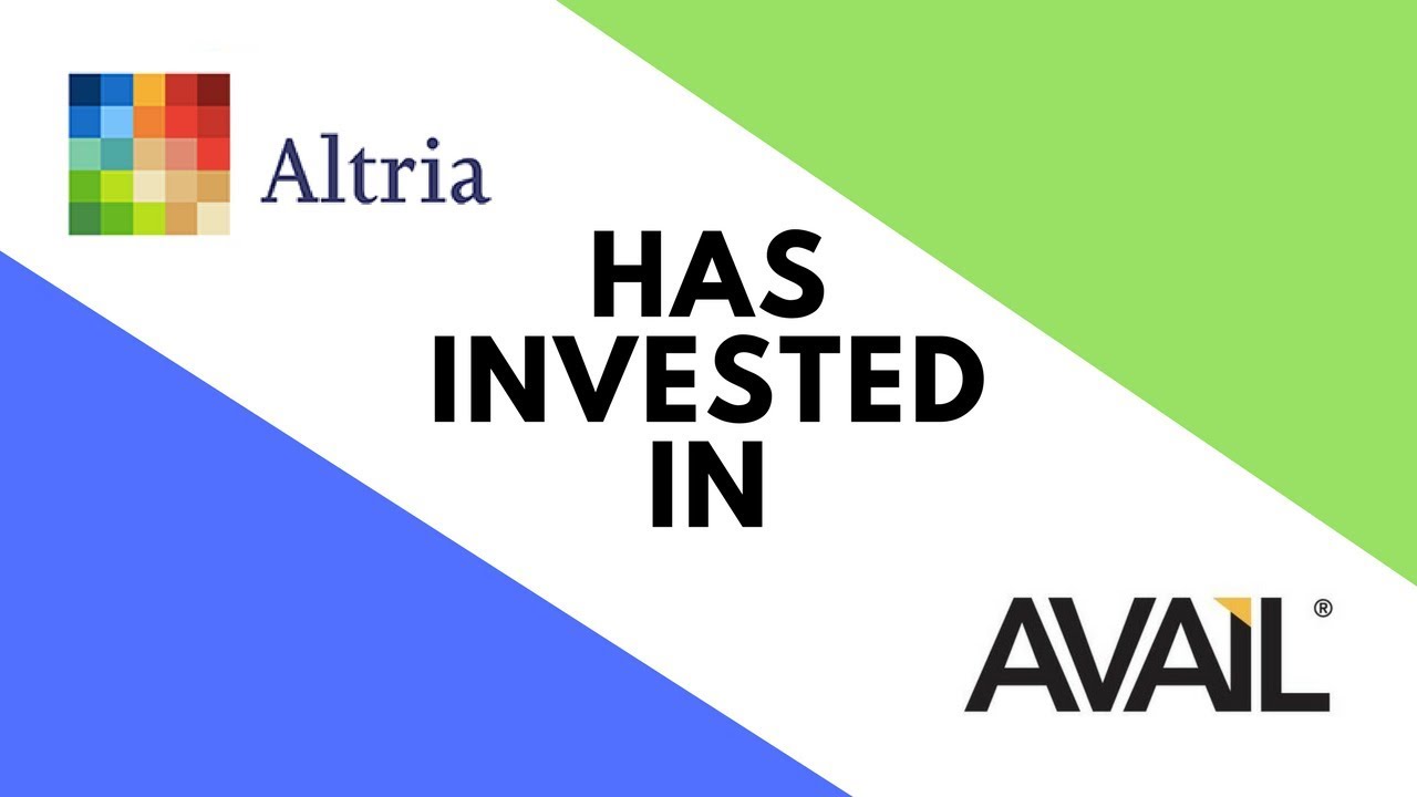 Altria Has Invested in Avail Vapor