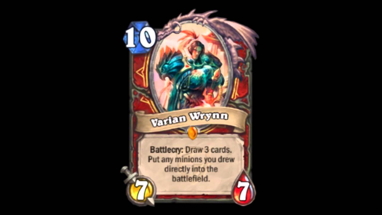 Behold the Armies of Stormwind! - Varian Wrynn - Hearthstone