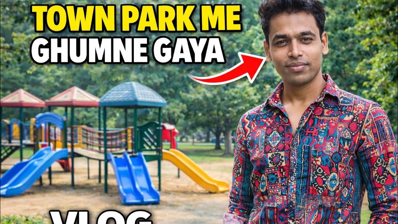 Evening Walk in Town Park | Peaceful Vibes | Nature Vlog 🌅