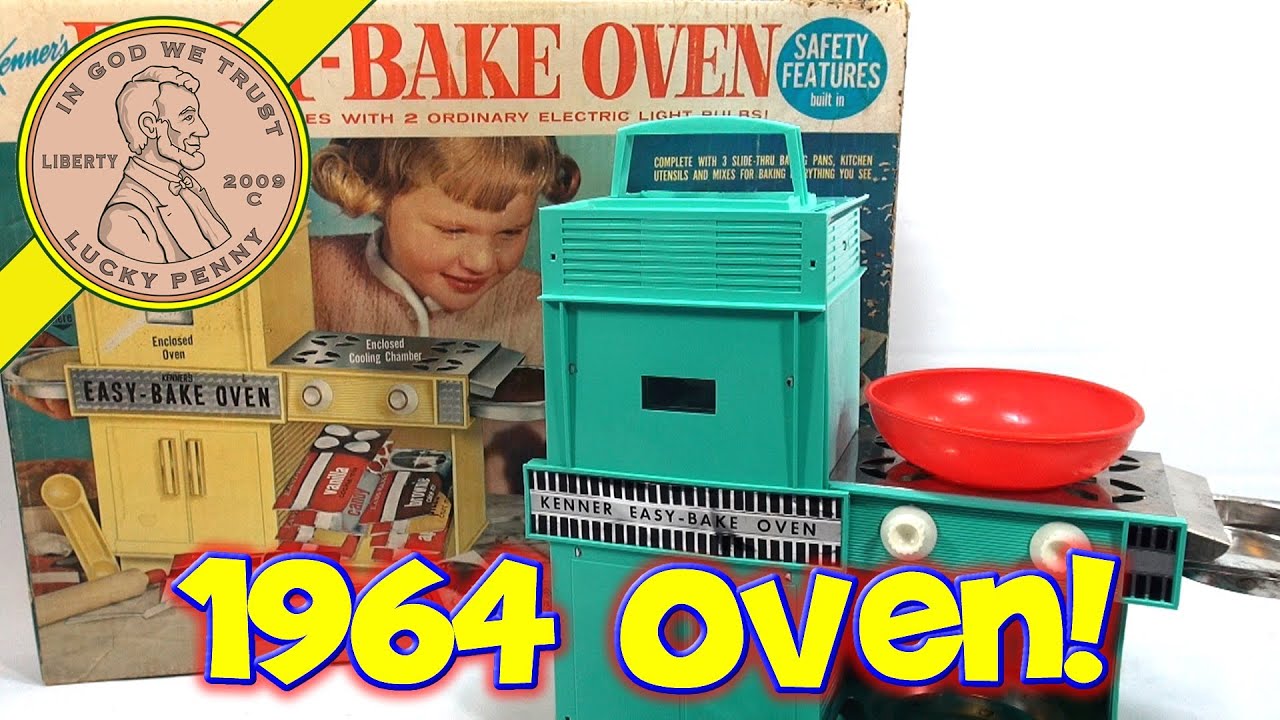 1964 Betty Crocker Easy Bake Oven, Kenner Toys - Snow Mounds and Chocolate Chip Cookies!