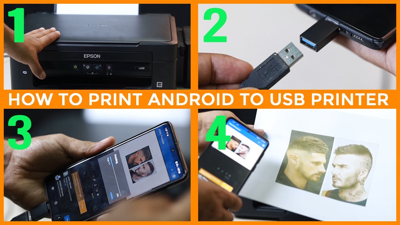 Как печатать с Android на USB-порт принтера