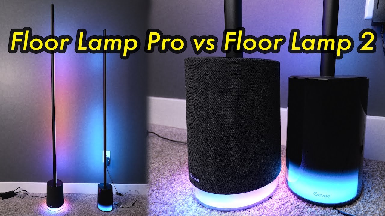 Which Should you Buy? Govee Floor Lamp Pro vs Floor Lamp 2
