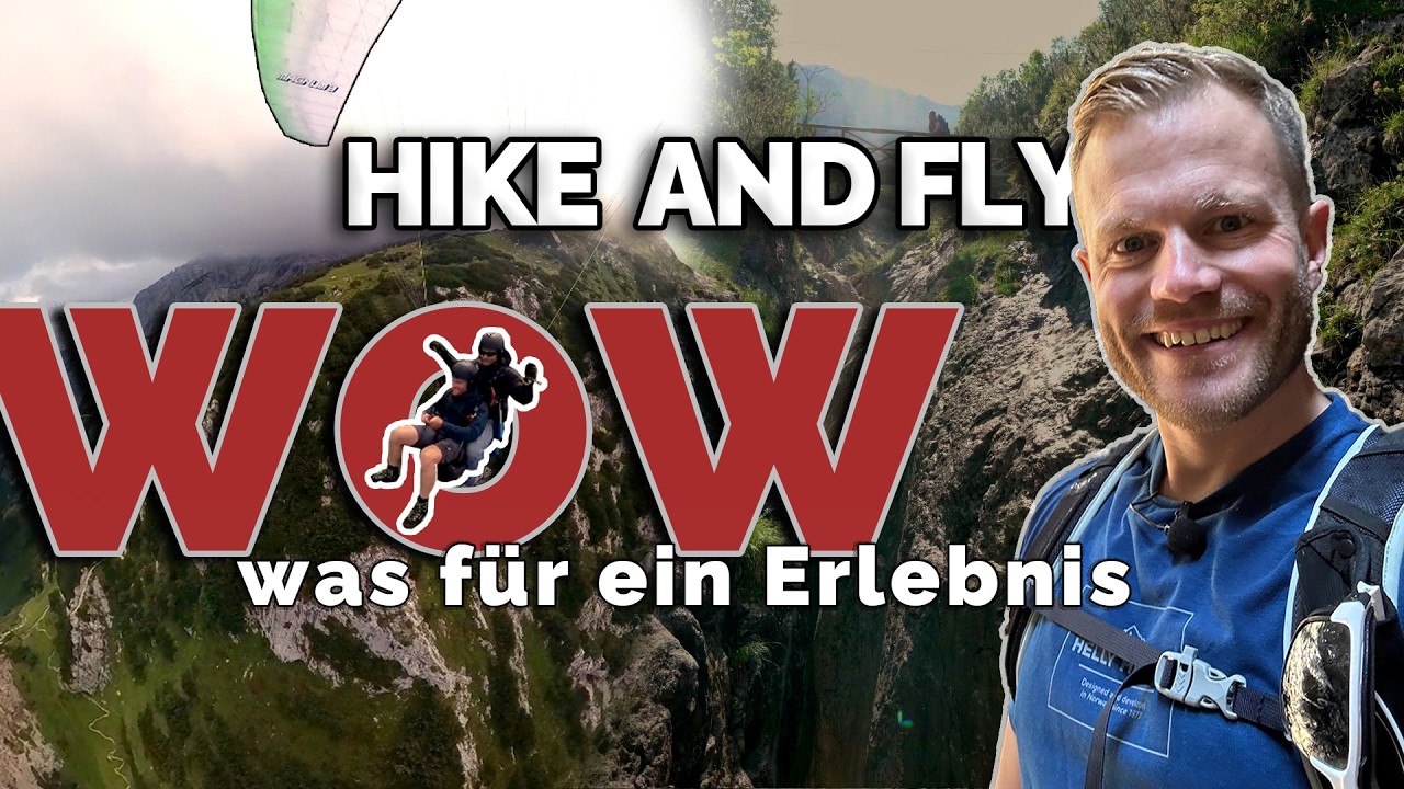 Das 1. Mal Hike and Fly am Fuße der Zugspitze durch die Höllentalklamm