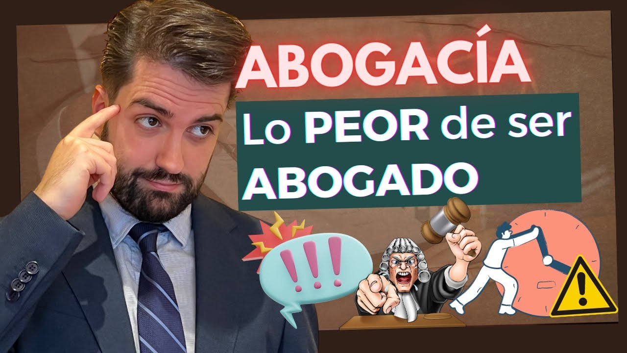 ⚖️ Las 5 Peores COSAS de ser Abogado.