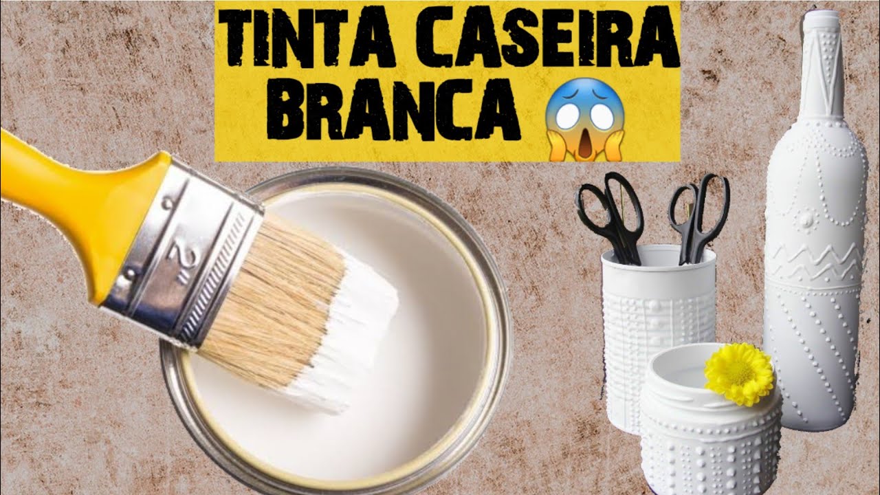 Tinta Caseira Branca:Pinta Impermeabiliza e Inverniza Tudo😱