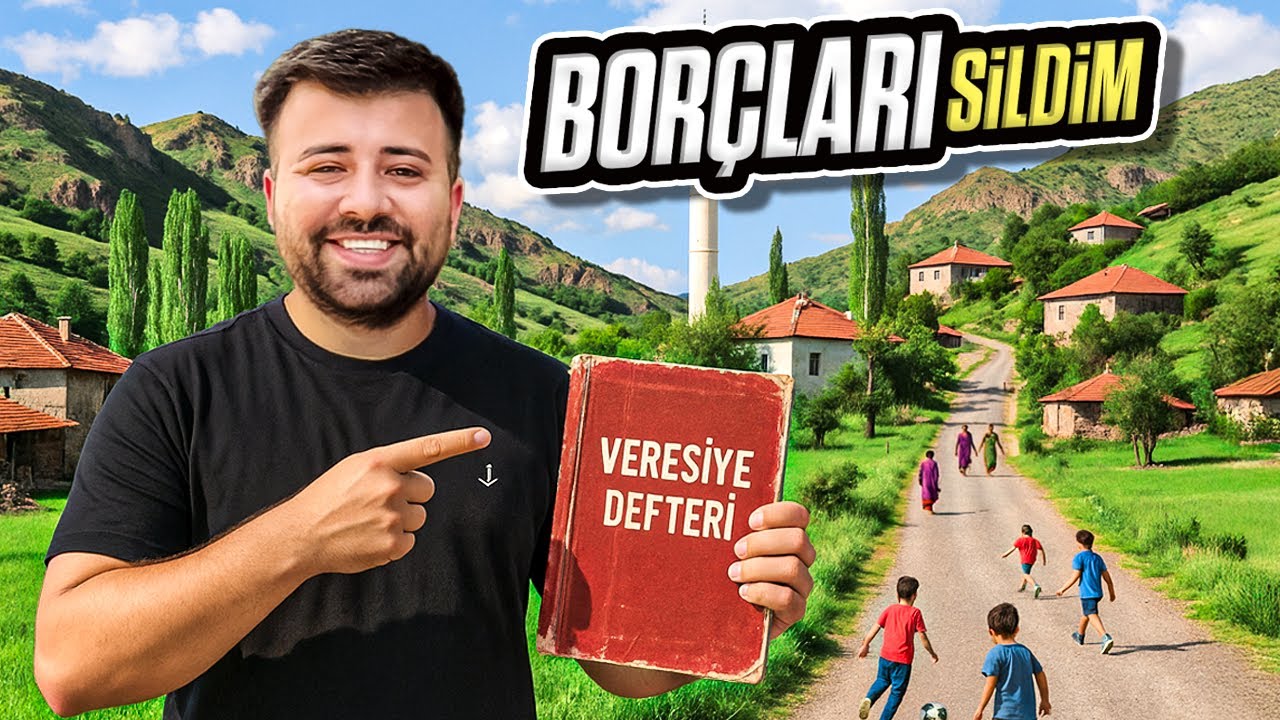 KÖYDE’Kİ HERKESİN BORCUNU SİLDİM ! | VERESİYE DEFTERİ ARTIK YOK 
