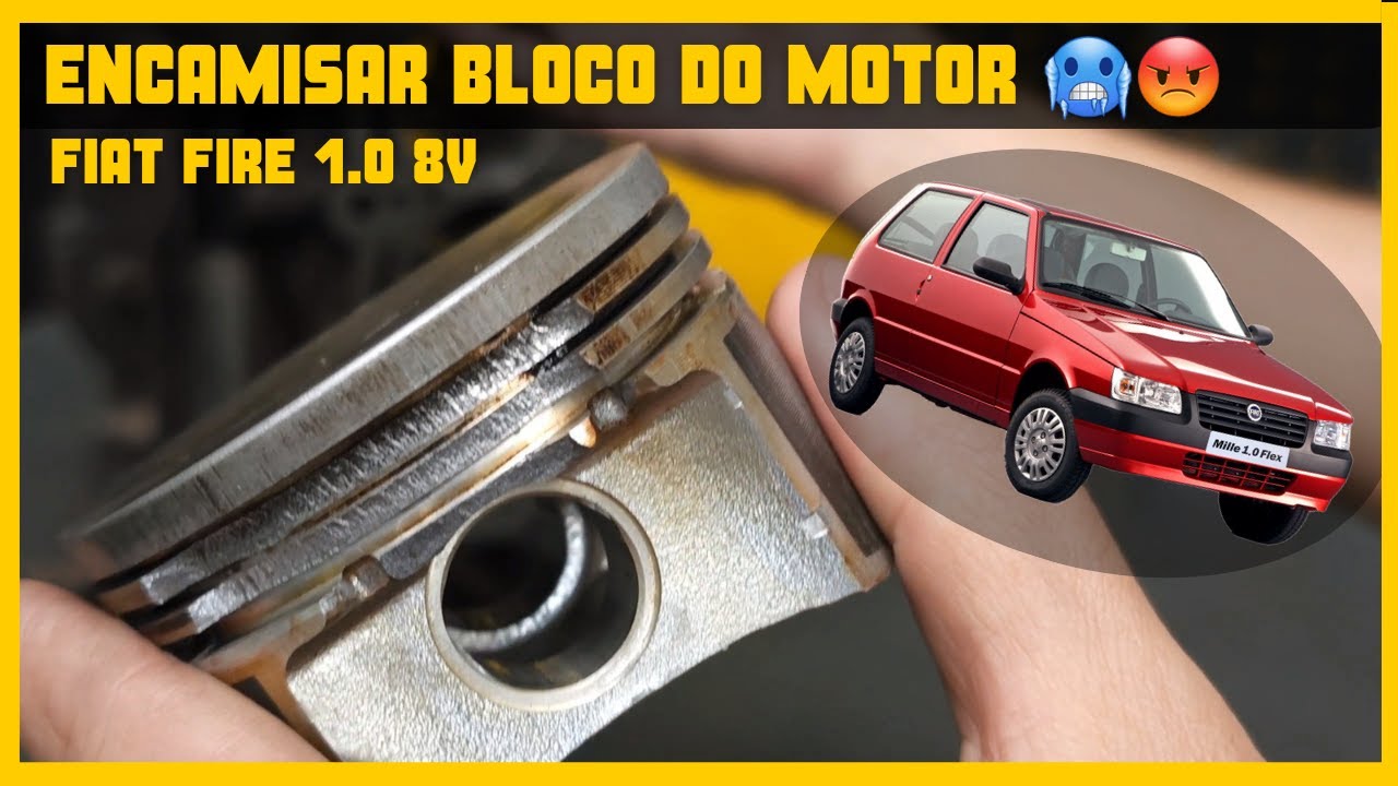 ENCAMISAMENTO DO MOTOR FIAT FIRE 1.0 8V!!! PODE ENCAMISAR UM CILINDRO?? RETIFICAR CILINDROS
