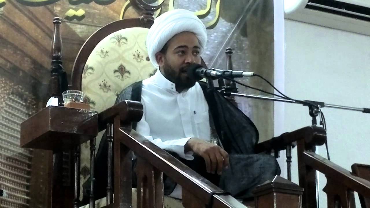 الشيخ محمد الراشد  نعي 1 ام البنين عليها السلام في حسينية الزهراء 1434
