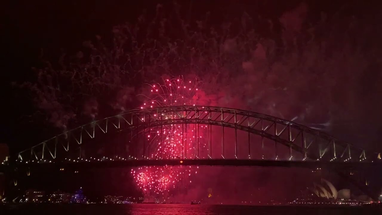 시드니 / 새해 불꽃놀이 / North Sydney / Blues Point / 2024년1월1일