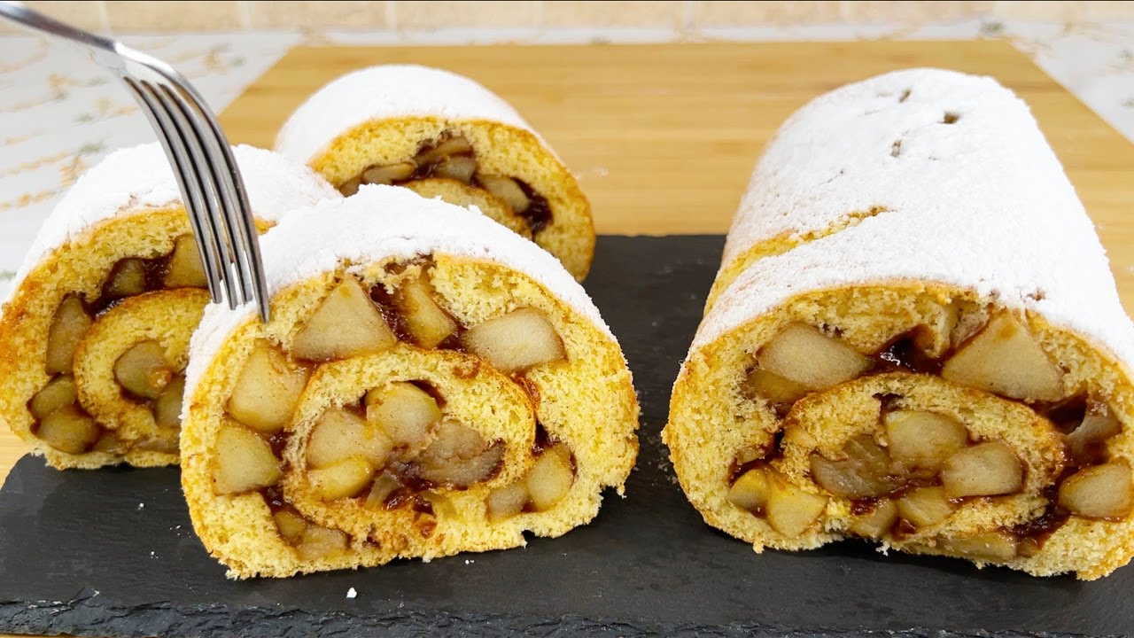 Apfelkuchen in 5 Minuten! Einfach und lecker! Ich habe lange diesem Rezept