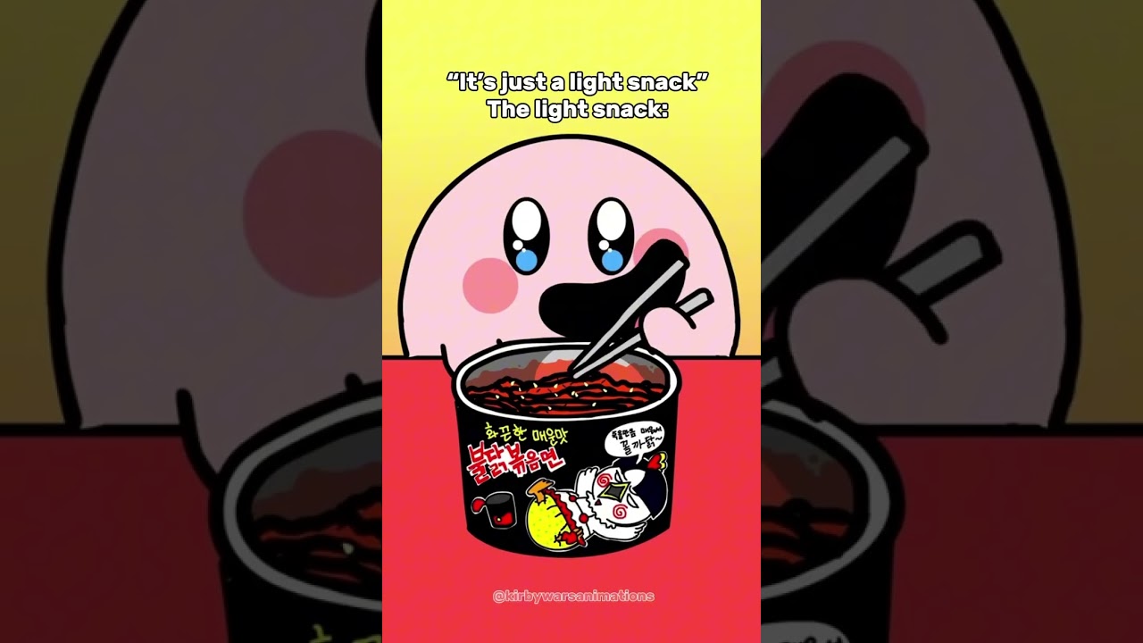 Kirby is a good representation of this… 