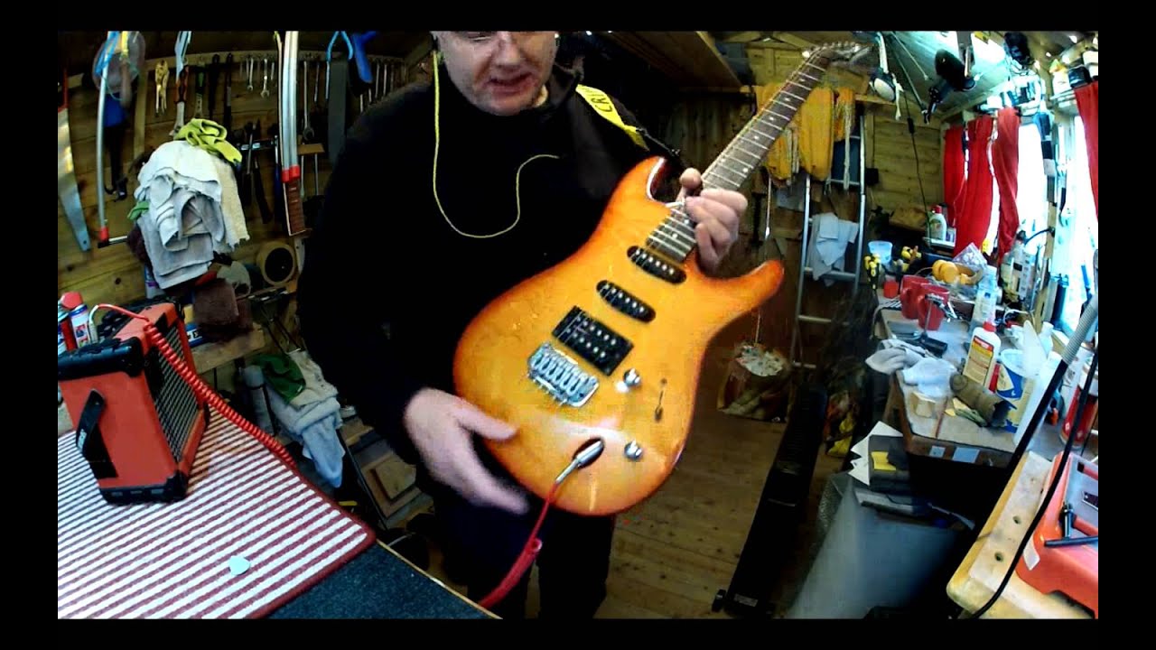 Ibanez SA series electric guitar set up