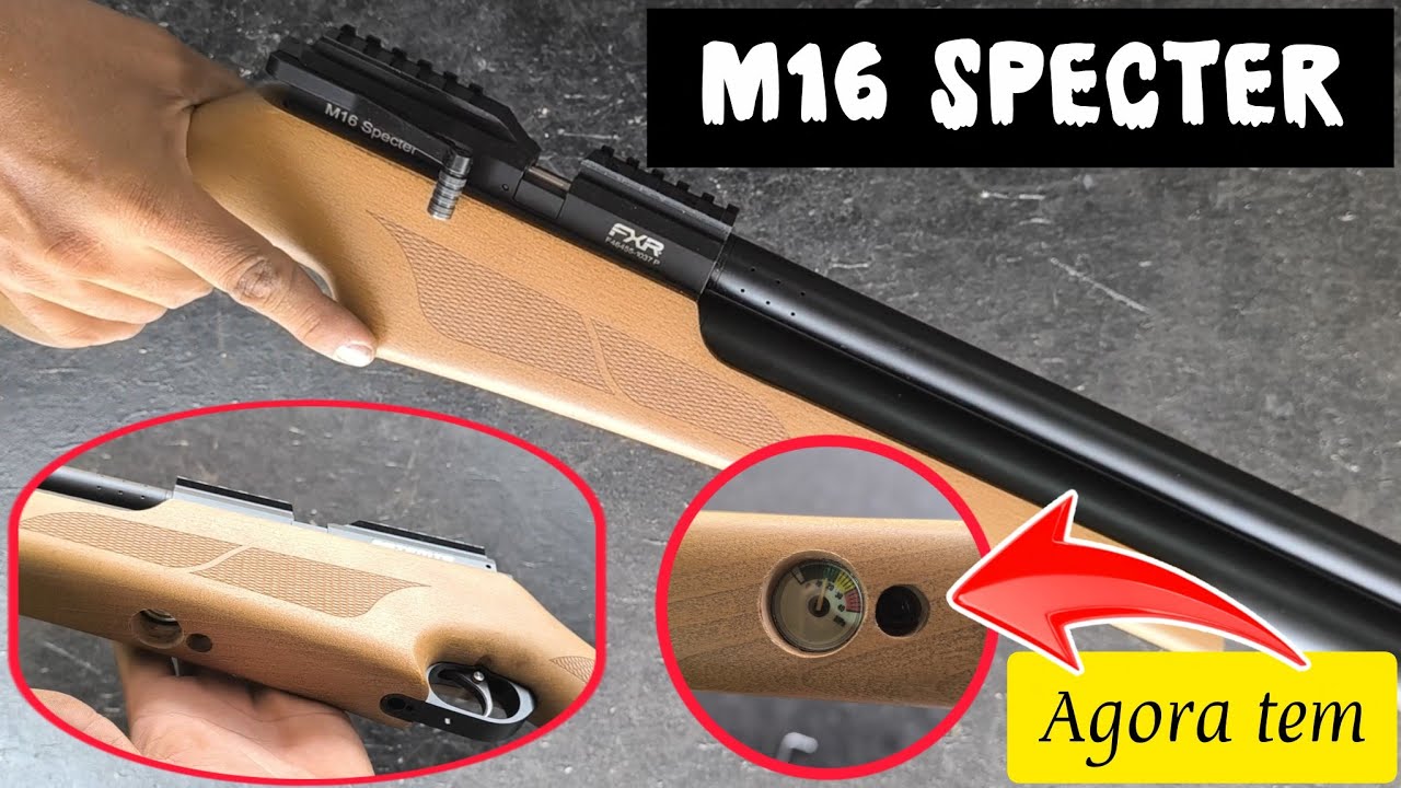 M16 SPECTER - com manômetro na reguladora