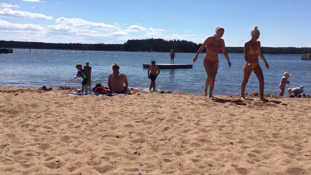 Elias badar i Sjötorp, Vänern