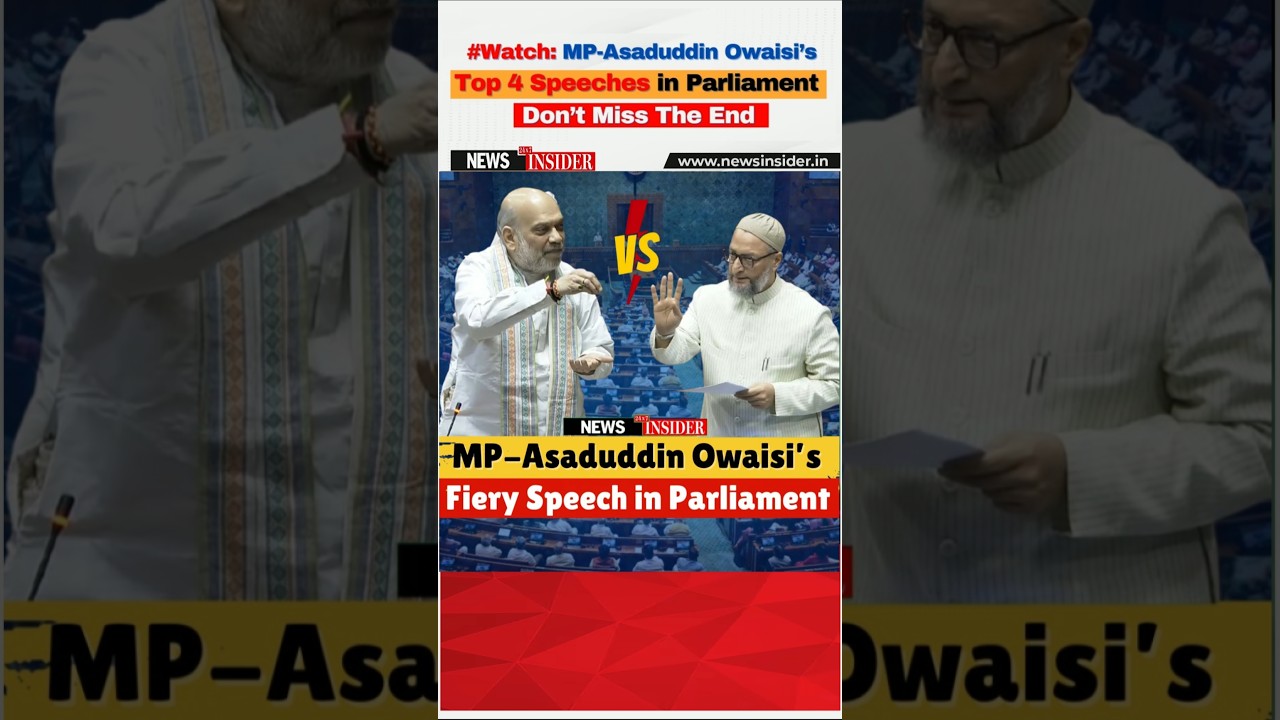 #Watch:MP Asaduddin Owaisi&rsquo;s Top 4 Speeches #trending #shorts #viral #short #ytviral #viralshort #yt