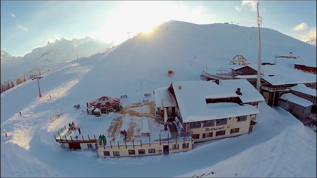 Luftaufnahmen vom Berggasthof Golm