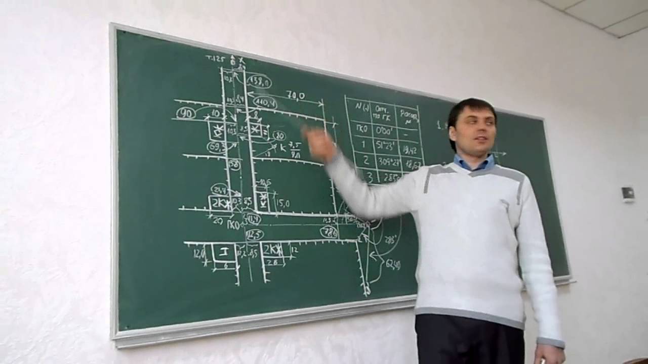 Нанесение ситуации на план по абрисам (часть 1), 11.02.14, Д-14