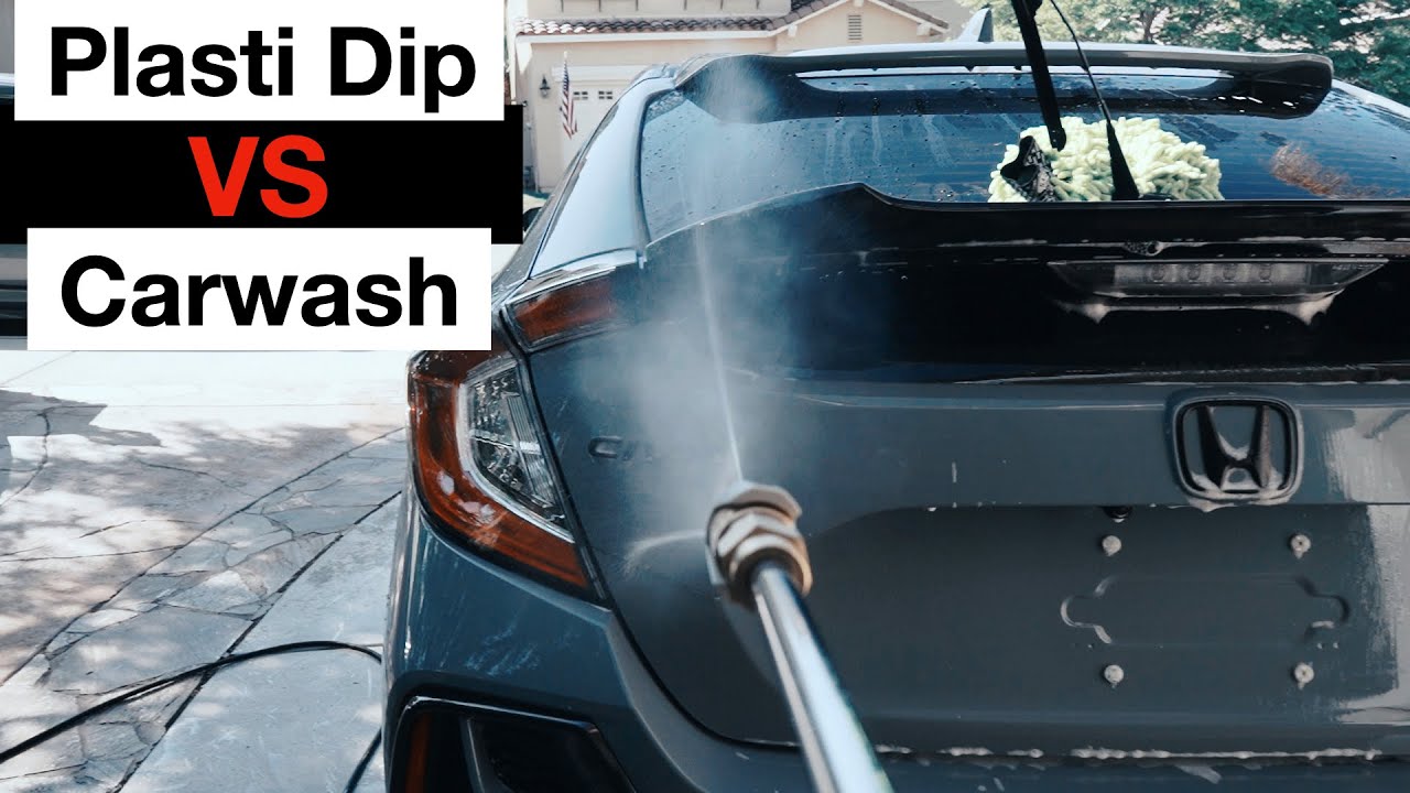 Plasti Dip против мойки под давлением