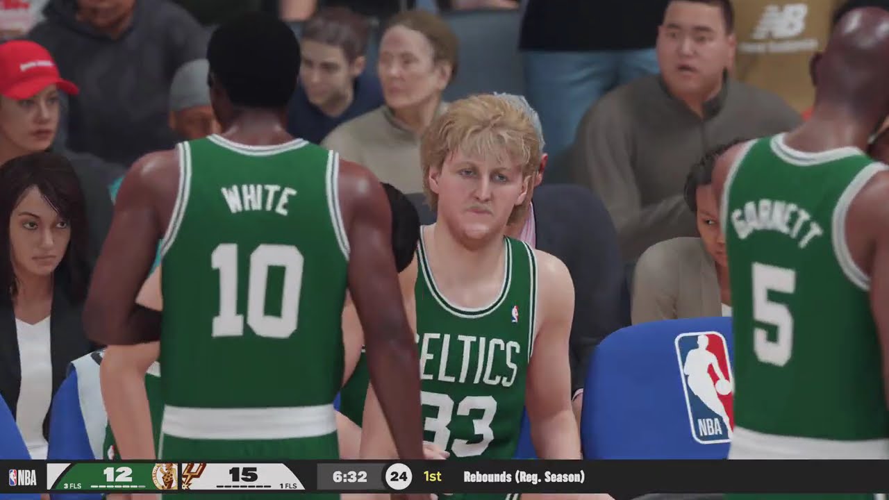 【2K26 NBA】All Time Boston Celtics vs All Time San Antonio Spurs