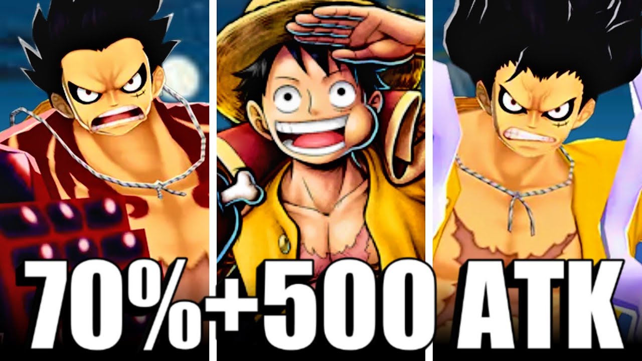 Expensive Luffy With 70%+500 ATK in One Piece Bounty Rush 