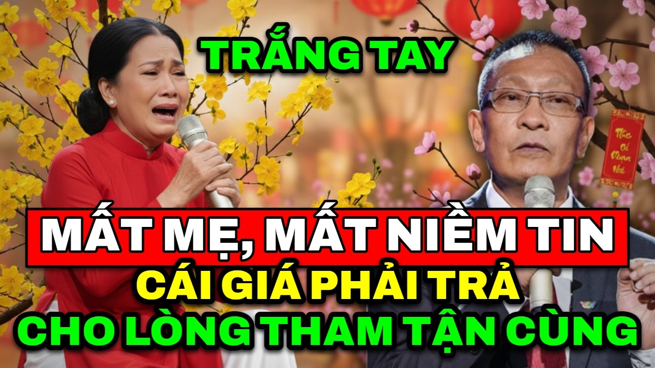 TÂM SỰ CÙNG VĂN SÂM - Trắng tay đánh mất niềm tin từ mẹ ruột là cái giá phải trả cho lòng tham cực