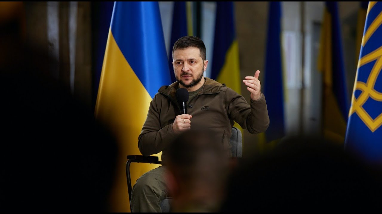 Press conference of President of Ukraine for representatives of Ukrainian and international media.