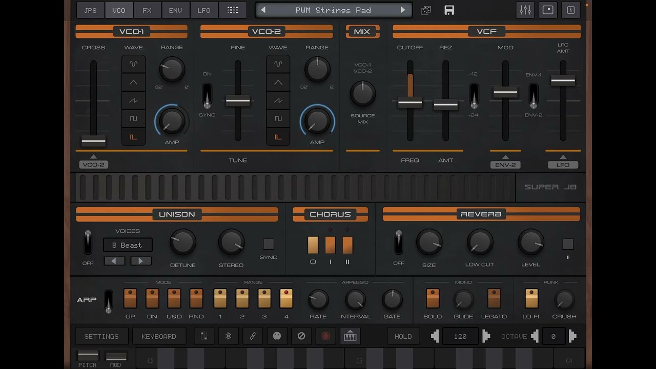 Super J8 Synth on iOS...my thoughts