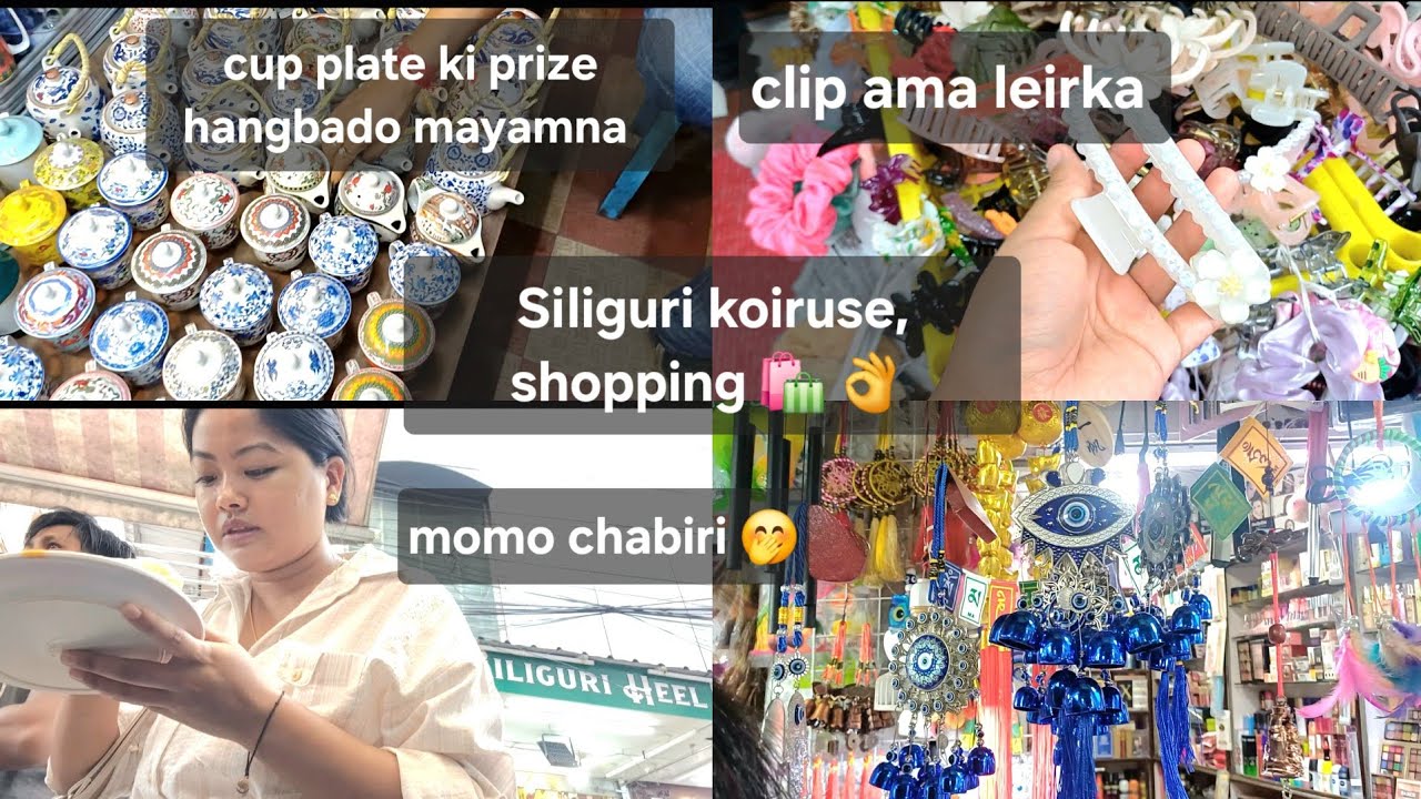 Siliguri Bazar koiruge ngacdi, cup set ta Kaya pige hangakpado mayamna cda leireko.Nungsa su sabana😑