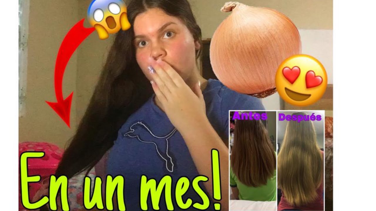 Shampoo de cebolla!! Crece el cabello r&aacute;pido, Funciona!!😱🧅 | Alejandra Caro