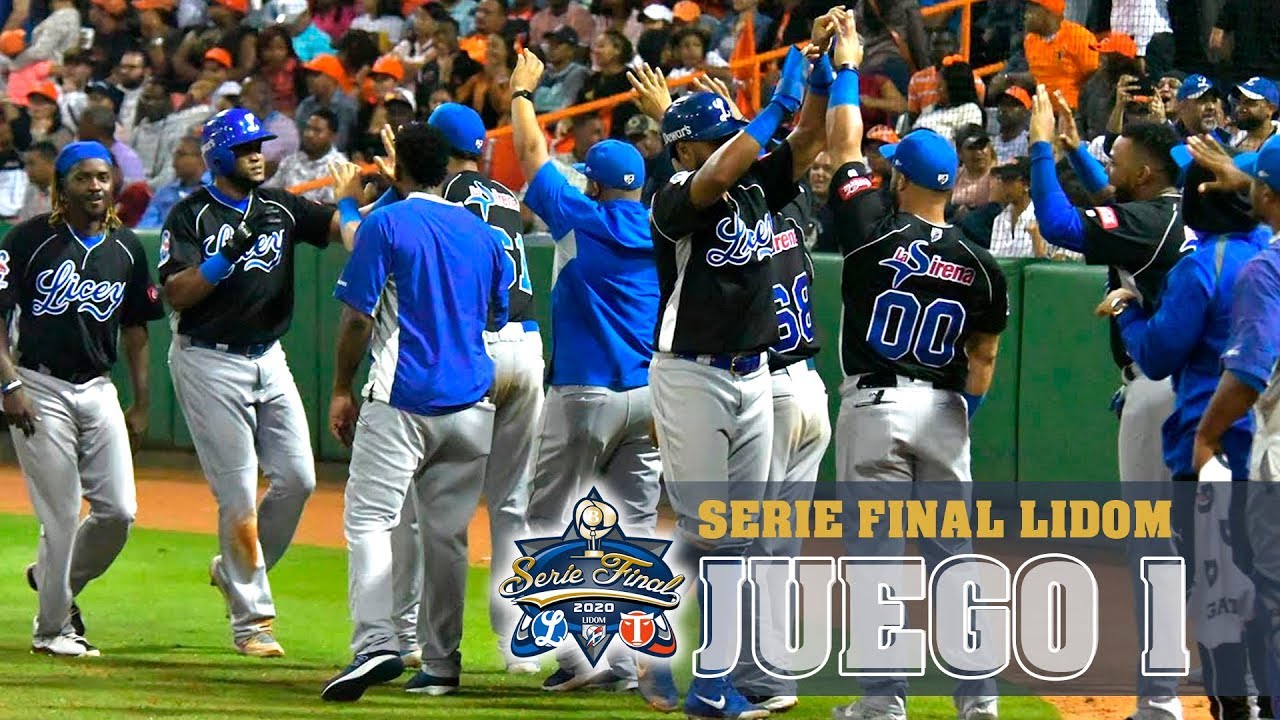 El Licey monta hipódromo en el Corral - SERIE FINAL - JUEGO 1 (20 ENE. 2020) .
