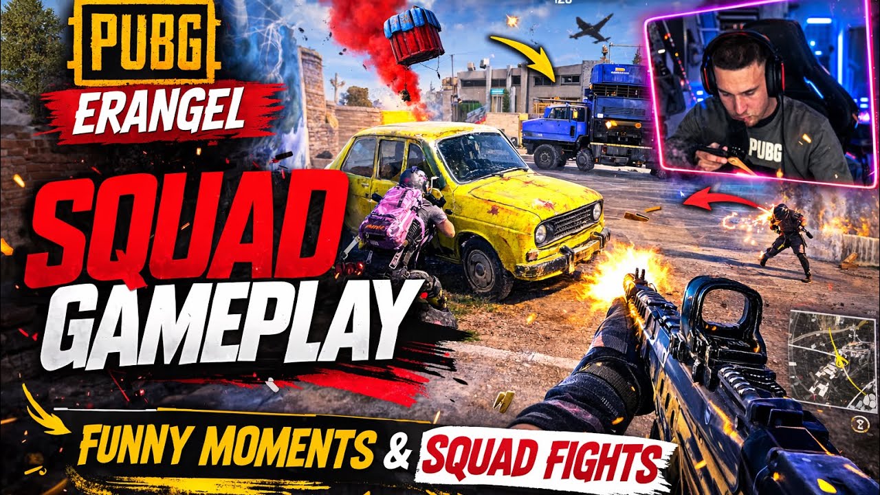 UBG Erangel Squad Gameplay | Crazy Squad Fights!? UKRAINE