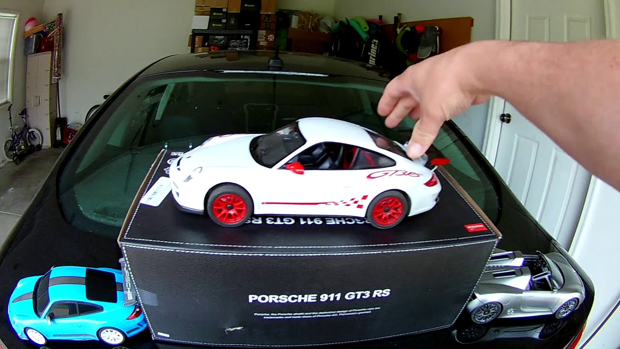 Rastar 1/14 Porsche 911 GT3 RS White Modified