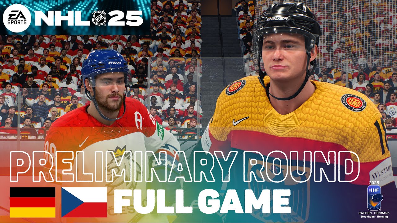 NHL 25 | 2025 IIHF World Championship | Germany - Czechia | Full Game Simulation
