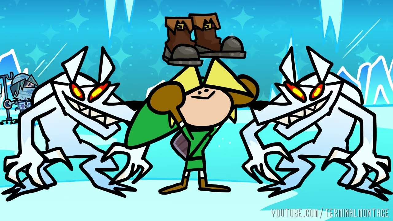 Ice Cavern Speedrun (Zelda Animated) @TerminalMontage