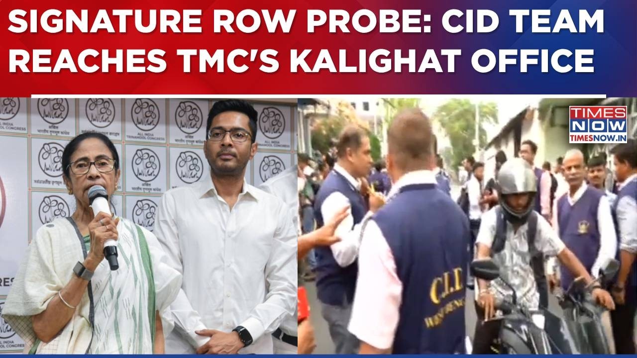 Mamata, Abhishek In Trouble? Signature Row Probe Intensifies, CID Team Reaches TMC's Kalighat Office