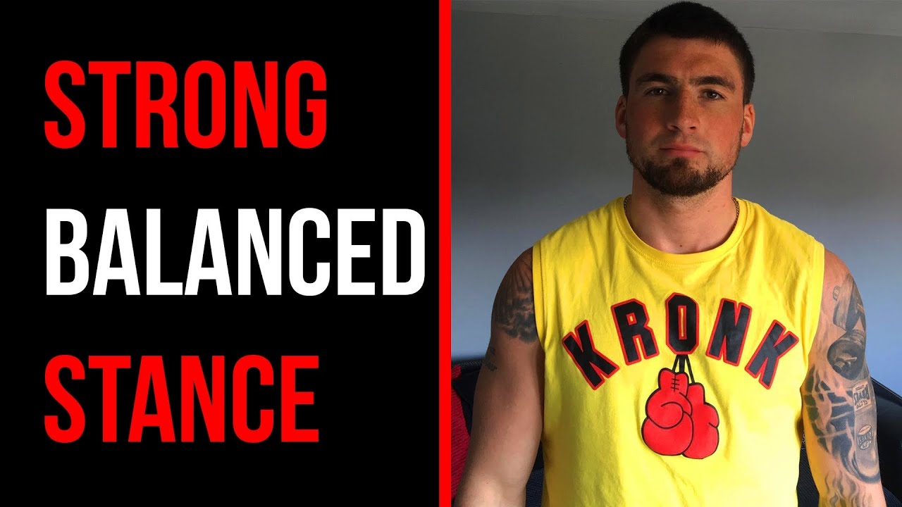 Maintain a Strong balanced Stance for Boxing. The boxers stance explained