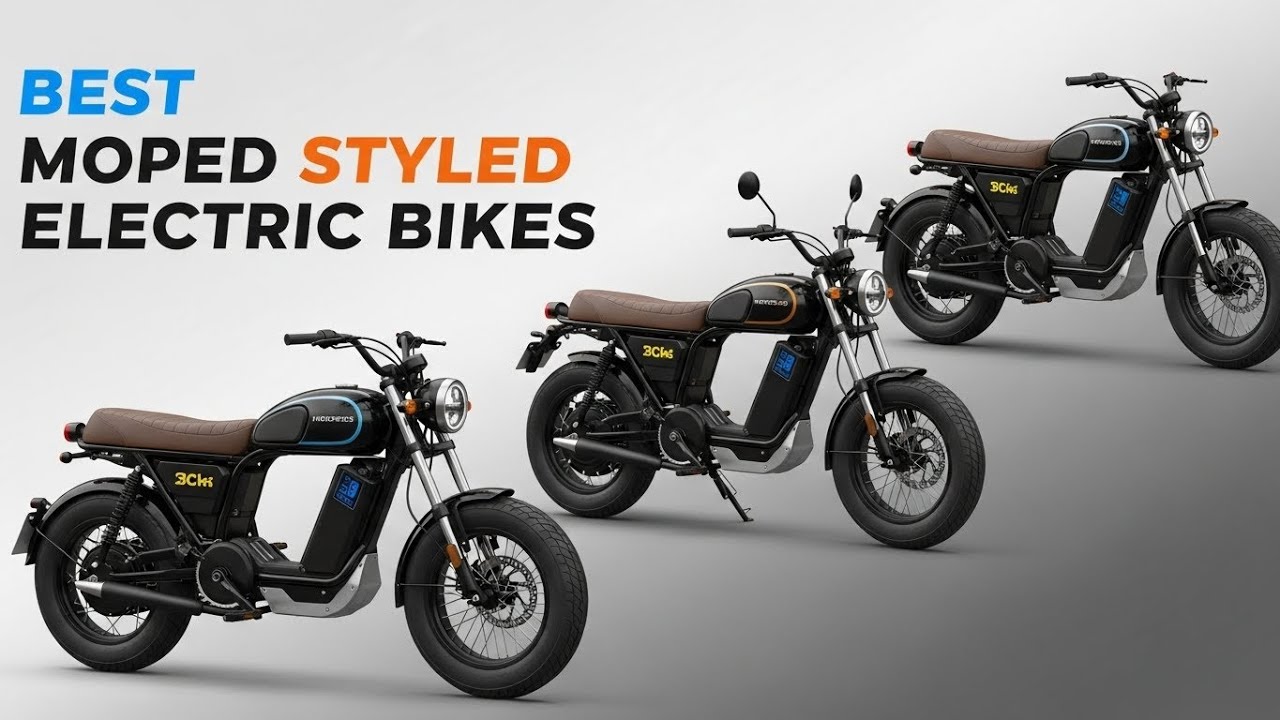 TOP 5 Best Moped-Style Electric Bikes That Feel Like Motorcycles