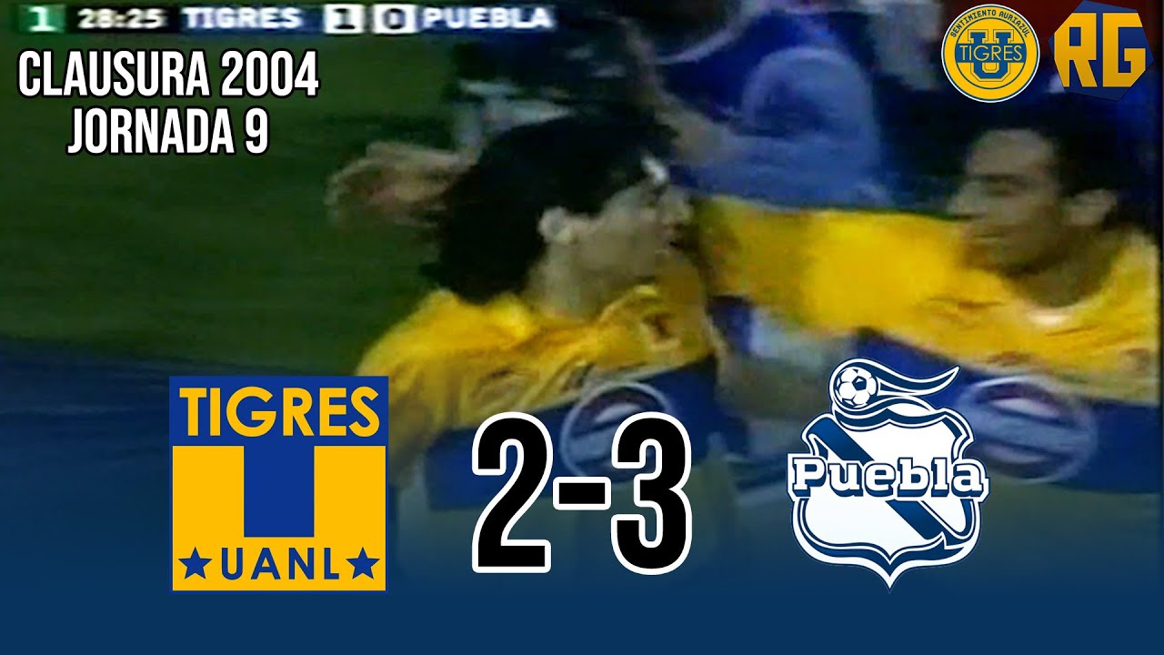 De esas veces que te gana el PUEBLA | TIGRES vs PUEBLA 2-3 Resumen | Jornada 9 Clausura 2004 Liga Mx
