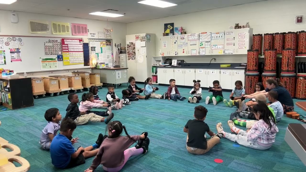 Kindergarten Music Fun with Spiders