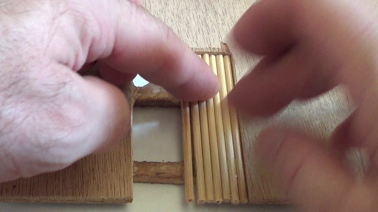 HOW TO MEKE A WOODEN MODEL ALPINE HOUSE VERY SIMPLE