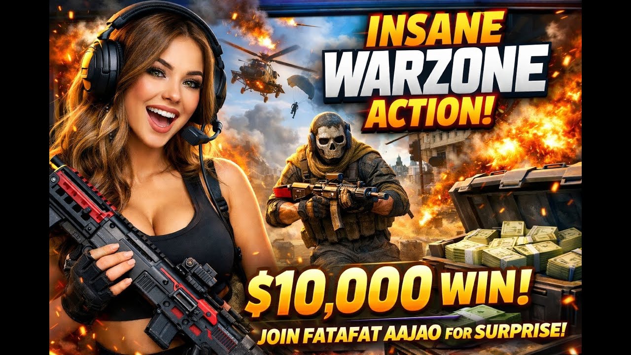 👉 FATAFAT AAJAO 🔥WARZONE PRO DESTROYING LOBBIES 😱 | LIVE