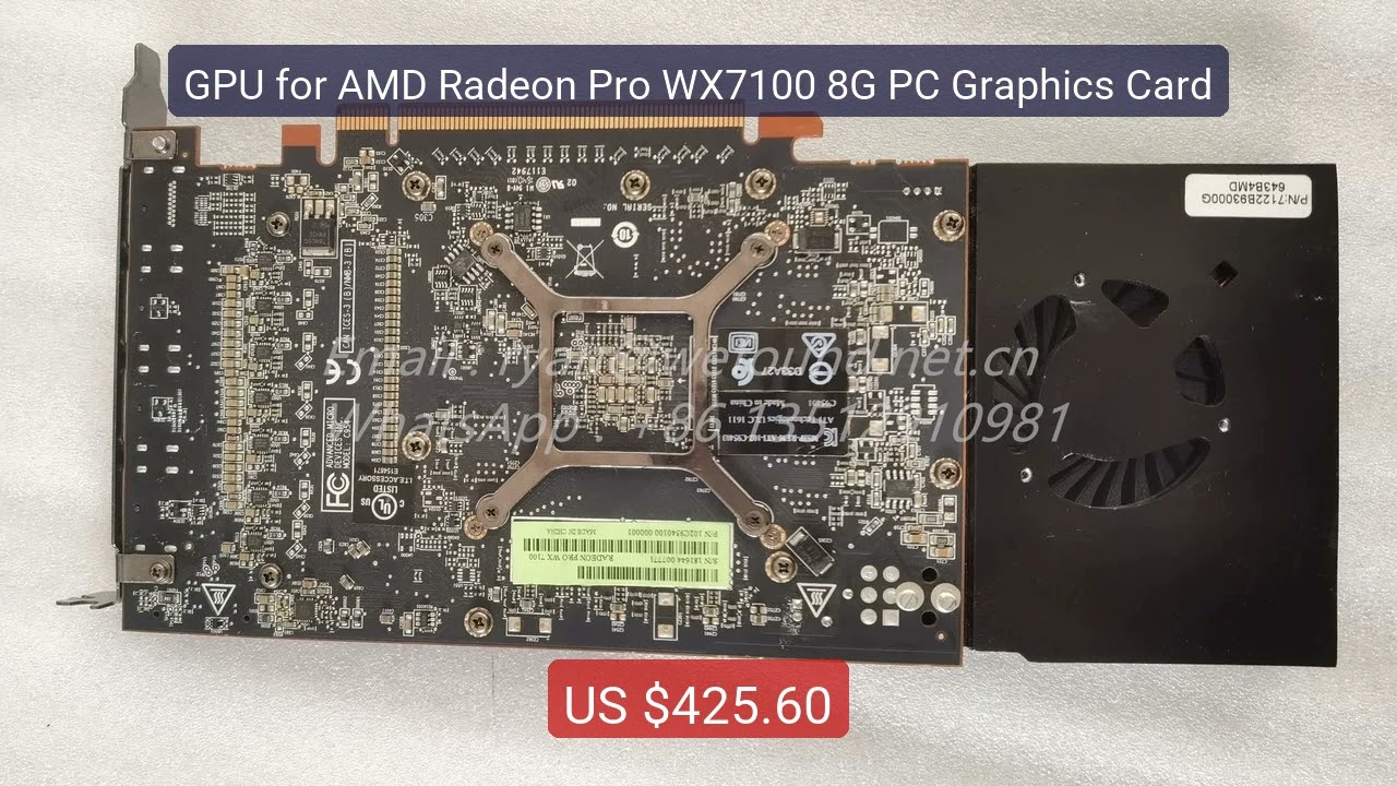 GPU for AMD Radeon Pro WX7100 8G PC Graphics Card &mdash; Best Buy 2026 | Great Quality!